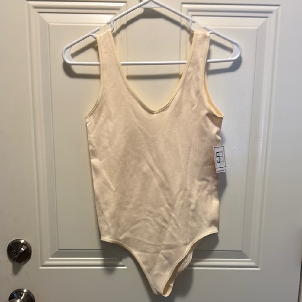 Elegant Cream Bodysuit for Women